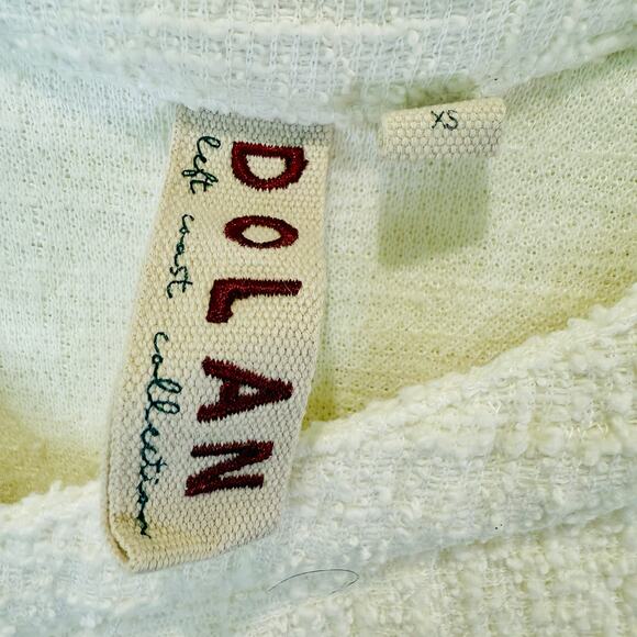 Anthropologie Dolan Sleeveless Top Women's XS Flutter Textured Thick Knit Whimsy - Picture 3 of 12